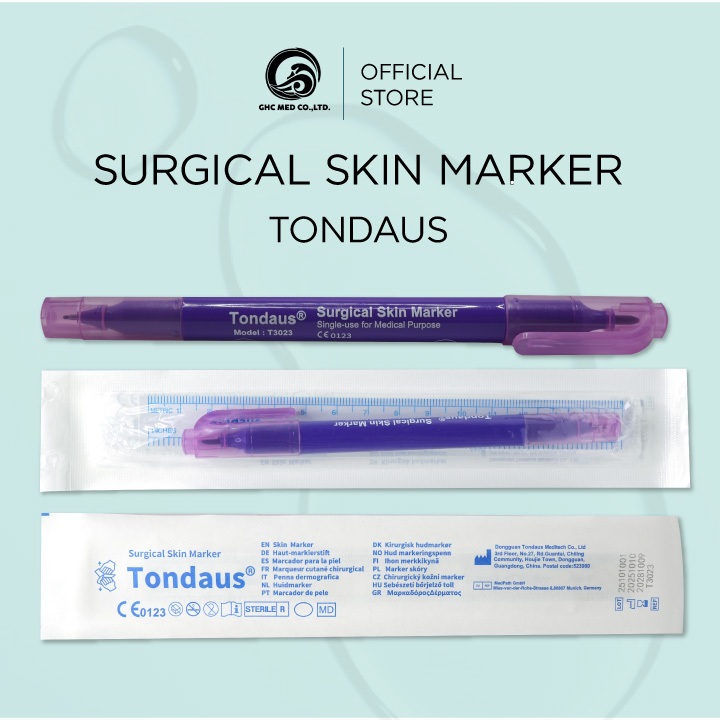 【ชิ้น】Tondaus Surgical Skin Marker ปากกาเขียนผิวหนังทางการแพทย์