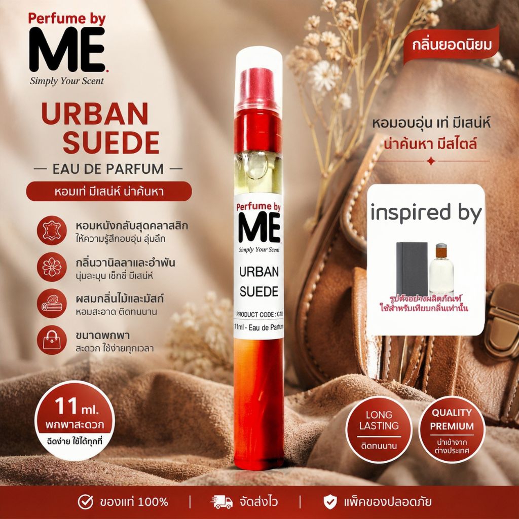 ME น้ำหอมชายขายดี Urban suede ( inspired by ซีซีแมน)