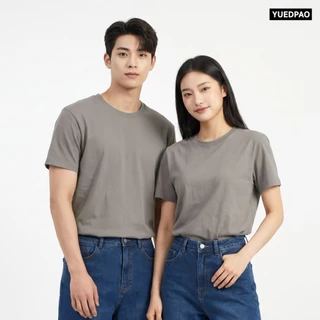 Yuedpao Ultrasoft Non-Iron (Unisex) - Round Neck เสื้อยืดคอกลม สีพื้น ผ้านุ่ม ใส่สบาย ไม่ย้วย ไม่ต้องรีด Set Deep Sea