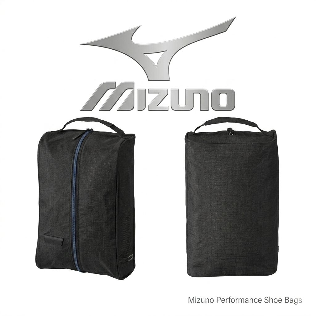[ของแท้ 100% จาก MIZUNO Thailand] กระเป๋าใส่รองเท้า MIZUNO วัสดุพรีเมี่ยม MIZUNO Golf Shoe Case Unisex Black 5LGS2611