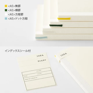 MIDORI MD Notebook Journal <A5> Dot grid (D15387006) / สมุดบันทึกรายวัน MD ขนาด A5 แบบตารางจุด แบรนด์ MIDORI