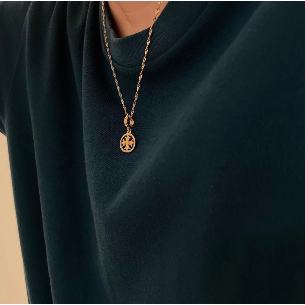 RN SEB (Silver 925 with 18K Gold Plated Necklace) | สร้อยคอเงินแท้ 925 ชุบทอง 18K