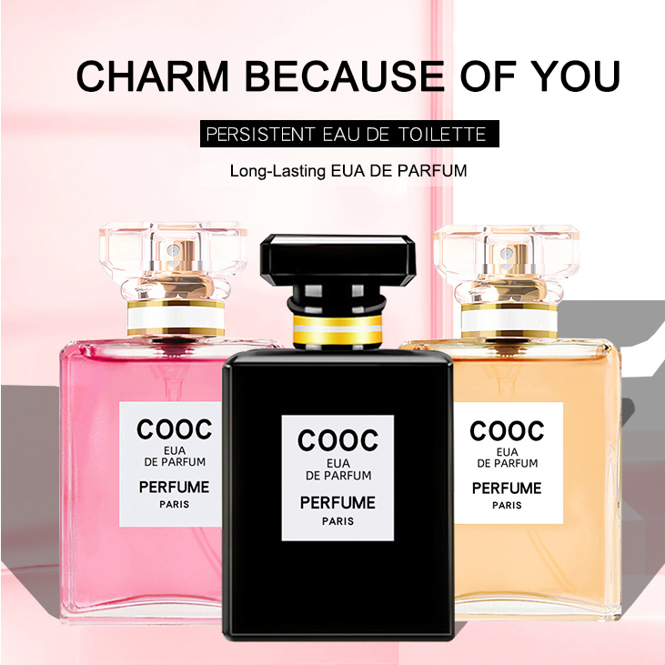 COOC Perfume for Men and Women 50ml Long Lasting Scent Oil Fragrance Light EDP Incense Spray Bottle