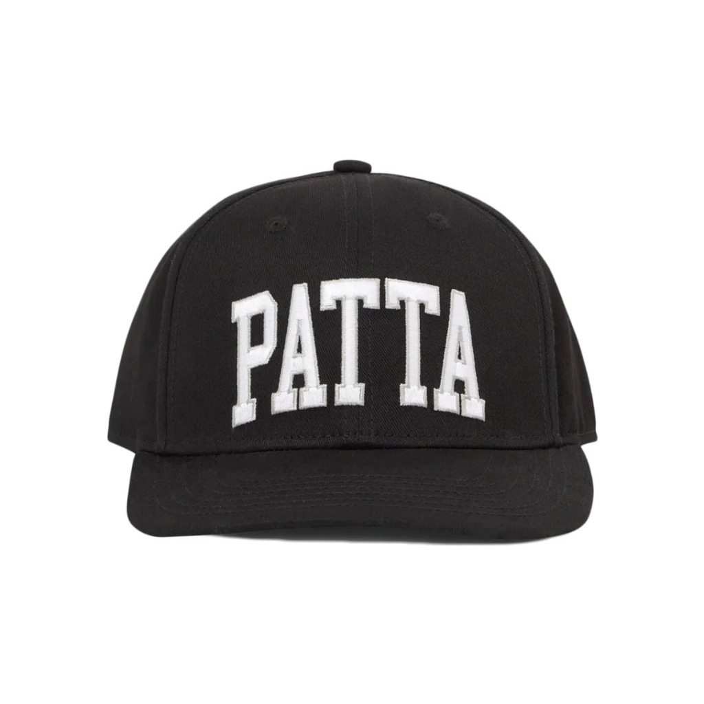Patta POC-AW25-4150-339-0020-001-OS Arc logo Snapback Cap Black