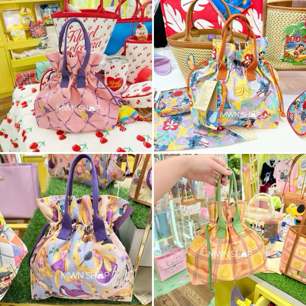 Kloset กระเป๋า มีโค้ดลด30% pumpkin หูรูดหูหิ้ว ของแท้จากชอป