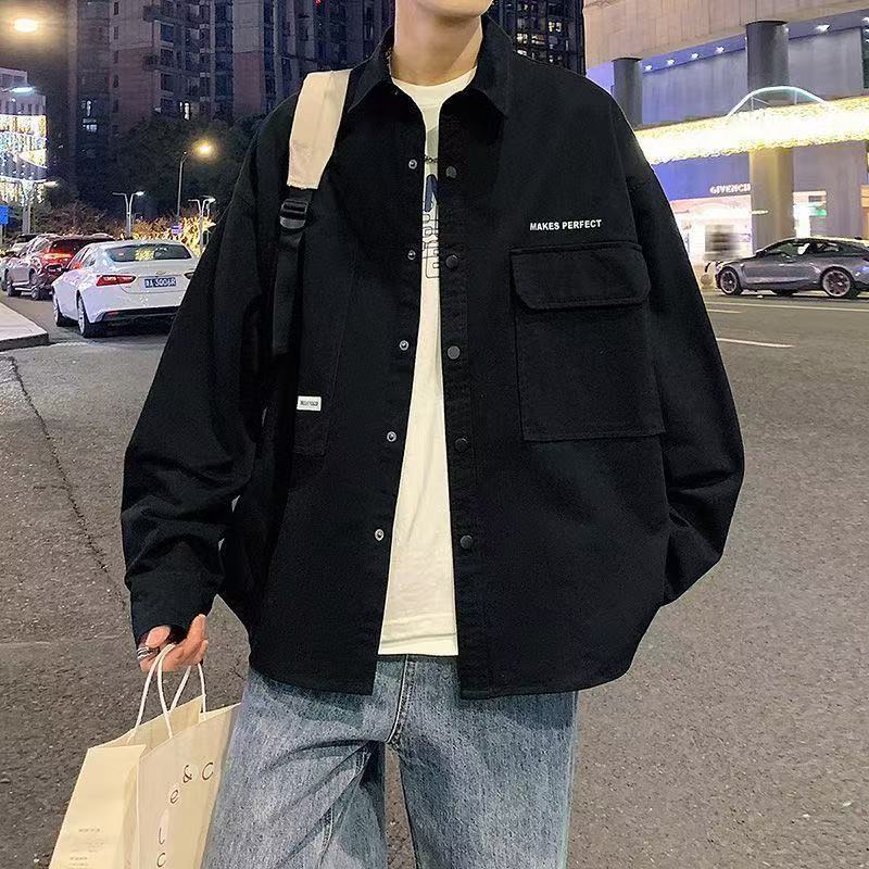 เสื้อทันสมัยเสื้อสบาย ๆ，มีสองสีให้เลือก，M-3XL