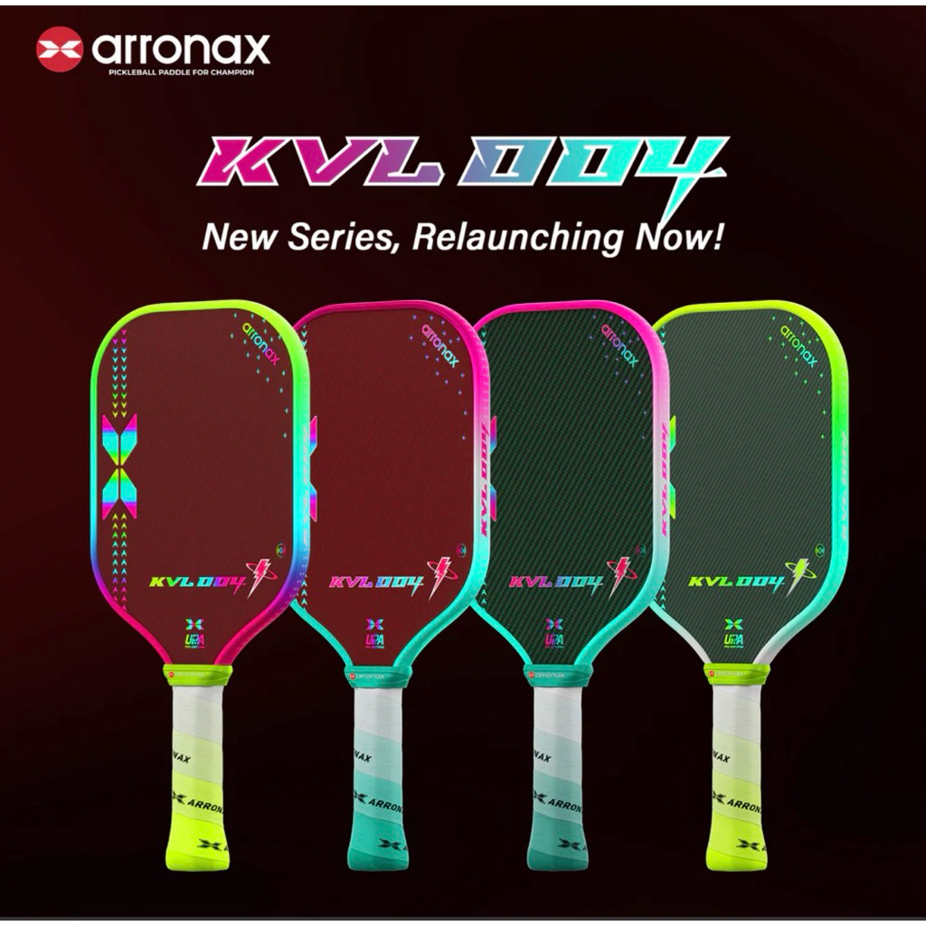 ไม้พิคเคิลบอล Arronax KVL004 Gen 4 Honeycomb Kevlar Carbon Fiber Pickleball Paddle 16mm พร้อมส่งจากไทย🇹🇭