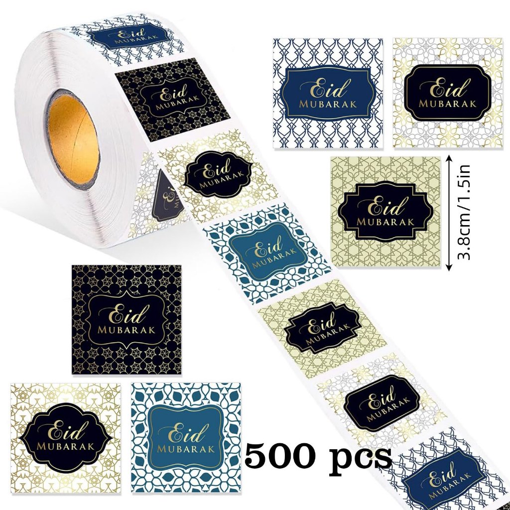 สติกเกอร์ม้วน ขนาด 2.5ซม. จำนวน485-500ดวง - งานดี ราคาประหยัด