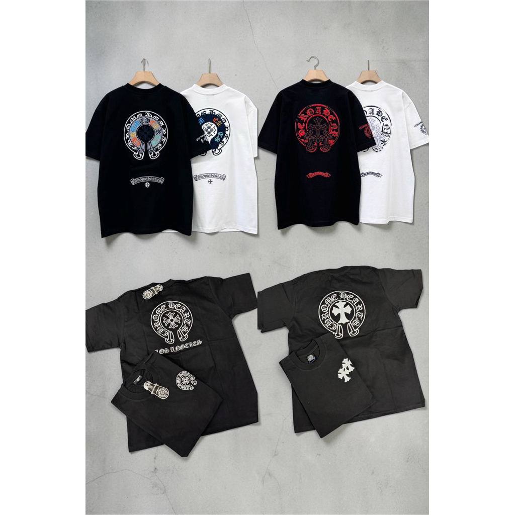 เสื้อยืด oversizeใส่สบายรุ่นงานปักอก40-4244-46