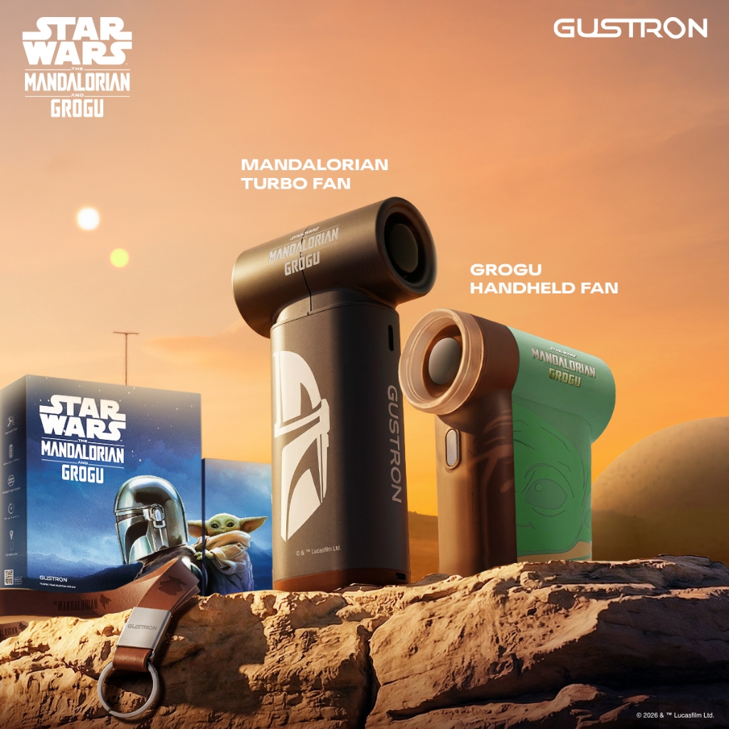 [ลิขสิทธิ์แท้] The Mandalorian & Grogu Bundle Set Handheld Fan | เซ็ตนี้ได้พัดลมทั้ง 2 รุ่น