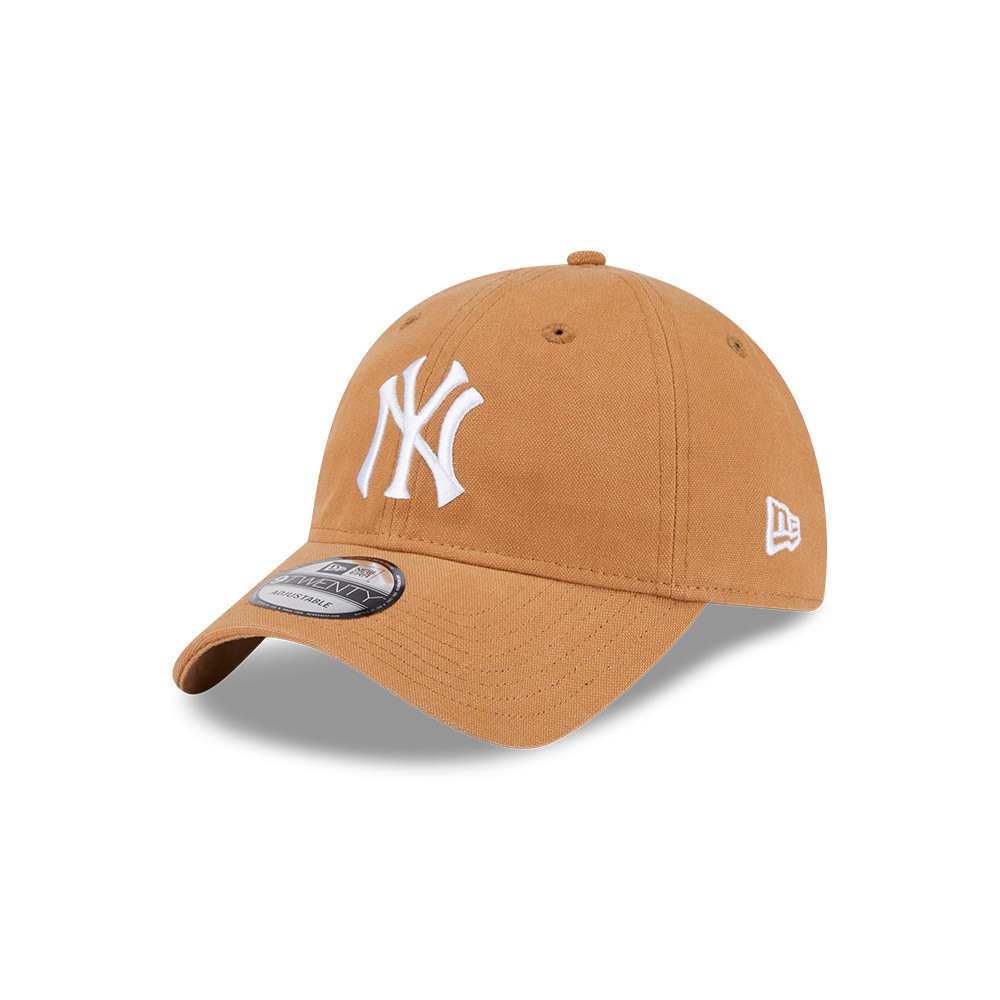 หมวกแก๊ป New Era รุ่น New York Yankees Vintage Canvas Wash Light Bronze 9Twenty Cap