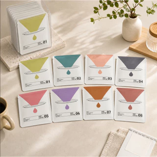 ซองนอกกาแฟดริป ถุงกรองกาแฟดริป Bag Drip Coffee Filter Bag ซองฟอยล์กาแฟ กระดาษคราฟท์หนา แบบมีหูแขวน