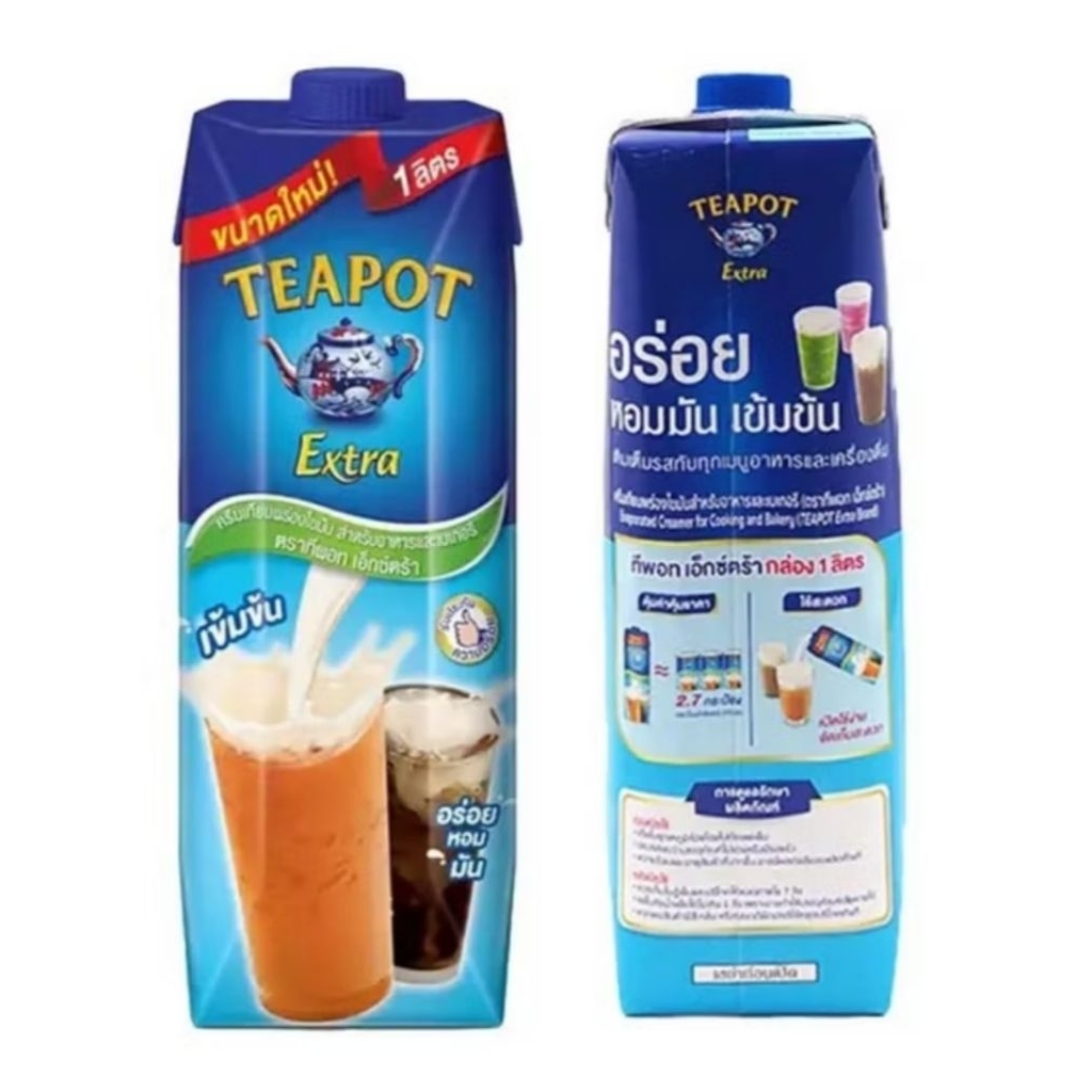 ทีพอท เอ็กซ์ตร้า ครีมเทียมพร่องไขมัน 1ลิตร×3