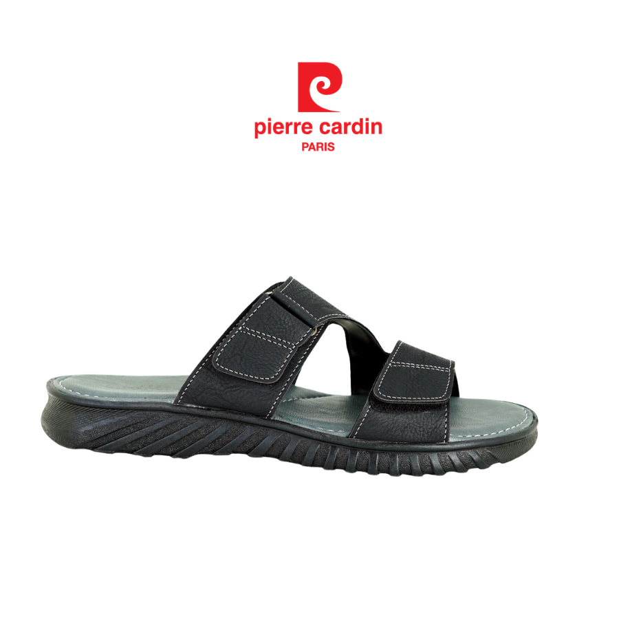 [Size 40-44] รองเท้าแตะผู้ชาย Pierre Cardin รุ่น 83RS166 – หนังสังเคราะห์ นุ่มสบาย สีน้ำตาล เรียบหรู ใส่ได้ทุกวัน