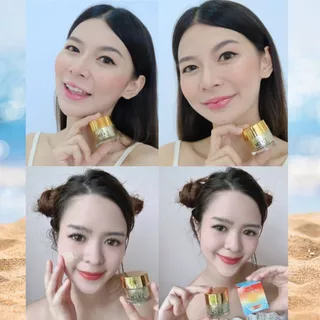 <ขายส่ง>มิกิกันแดดใยไหมแท้ *7 g.* เนื้อดี เกลี่ยง่ายมาก ใช้ดีมาก กันน้ำกันเหงื่อ ทาแทนแป้ง ไม่ติดแมส
