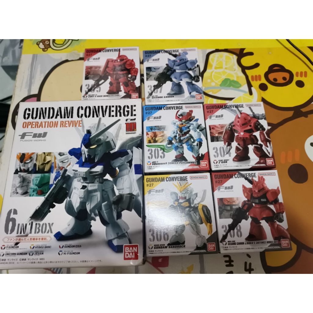 🇹🇭พร้อม​ส่ง​ มือ1 งานสำเร็จ​ Gundam​ converge​ สูงประมาณ​ 7-8 ซม.