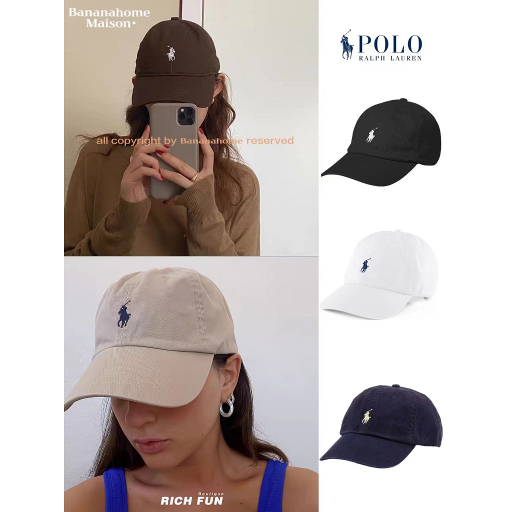 หมวก Ralph Lauren Classic Spp Sport Cap ของแท้ หมวกเบสบอล(เหมาะสำหรับชายและหญิง)POLO