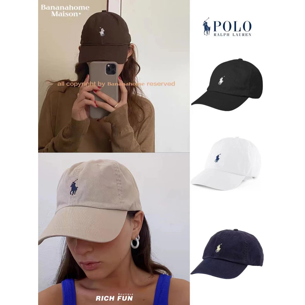 หมวก Ralph Lauren Classic Spp Sport Cap ของแท้ หมวกเบสบอล(เหมาะสำหรับชายและหญิง)POLO
