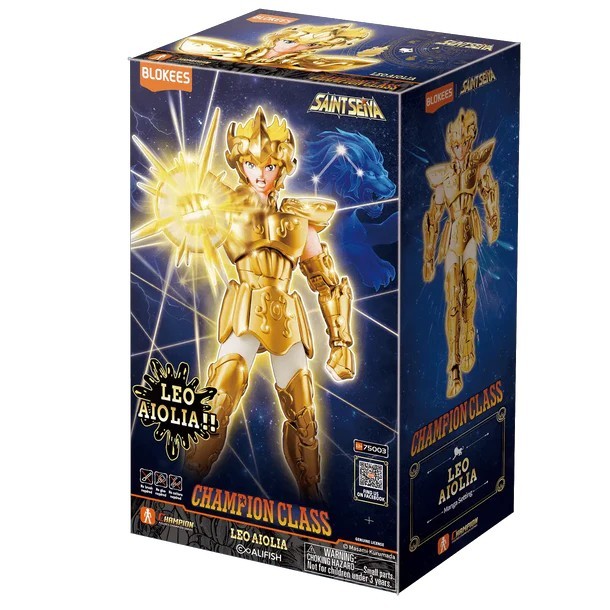 (พร้อมส่ง) Blokees | Saint Seiya 75003 Champion Class 02 - Leo Aiolia
