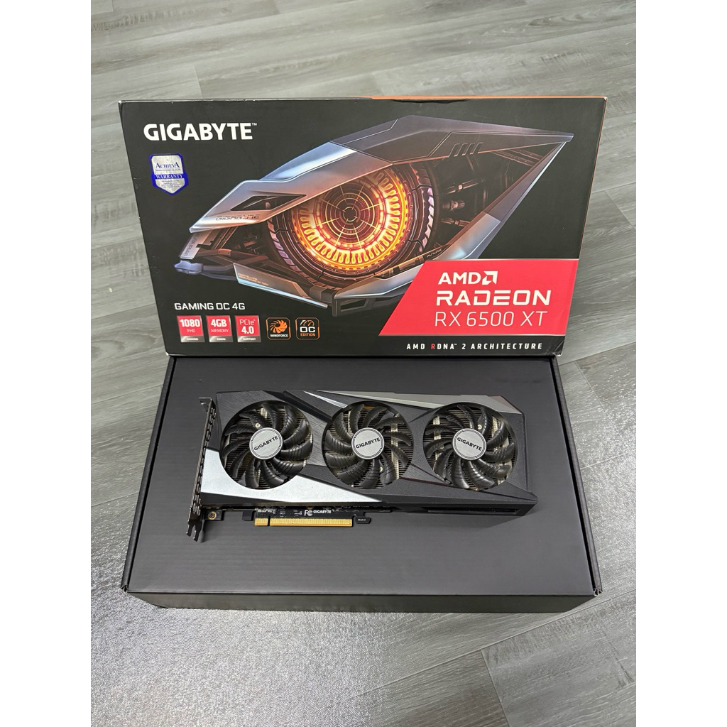 🔥GIGABYTE  RX6500 XT GAMING OC 4GB🔥