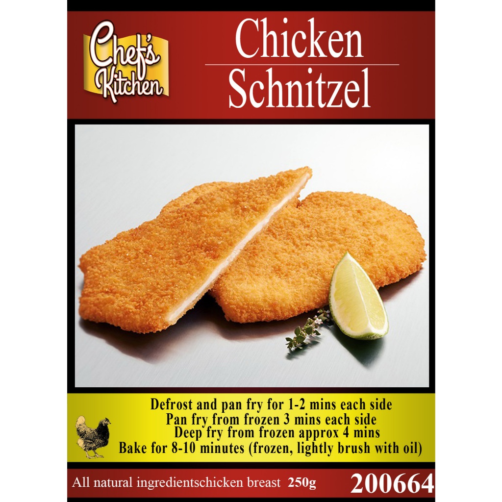 🍗Chicken Schnitzel 500g (250gx2) - อกไก่ทอด 500กรัม (250กรัมx2ชิ้น)🍗