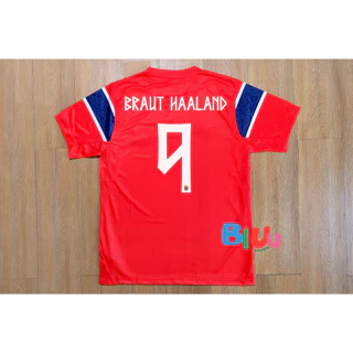 (S-4XL) เสื้อฟุตบอล ทีมชาติ นos์เวย์ 2 สี เหย้า/เยือน "บoลโลก 2026" (3A) เกรดแฟนบอล โลโก้ปัก พร้อมเบอร์ชื่อนักเตะ