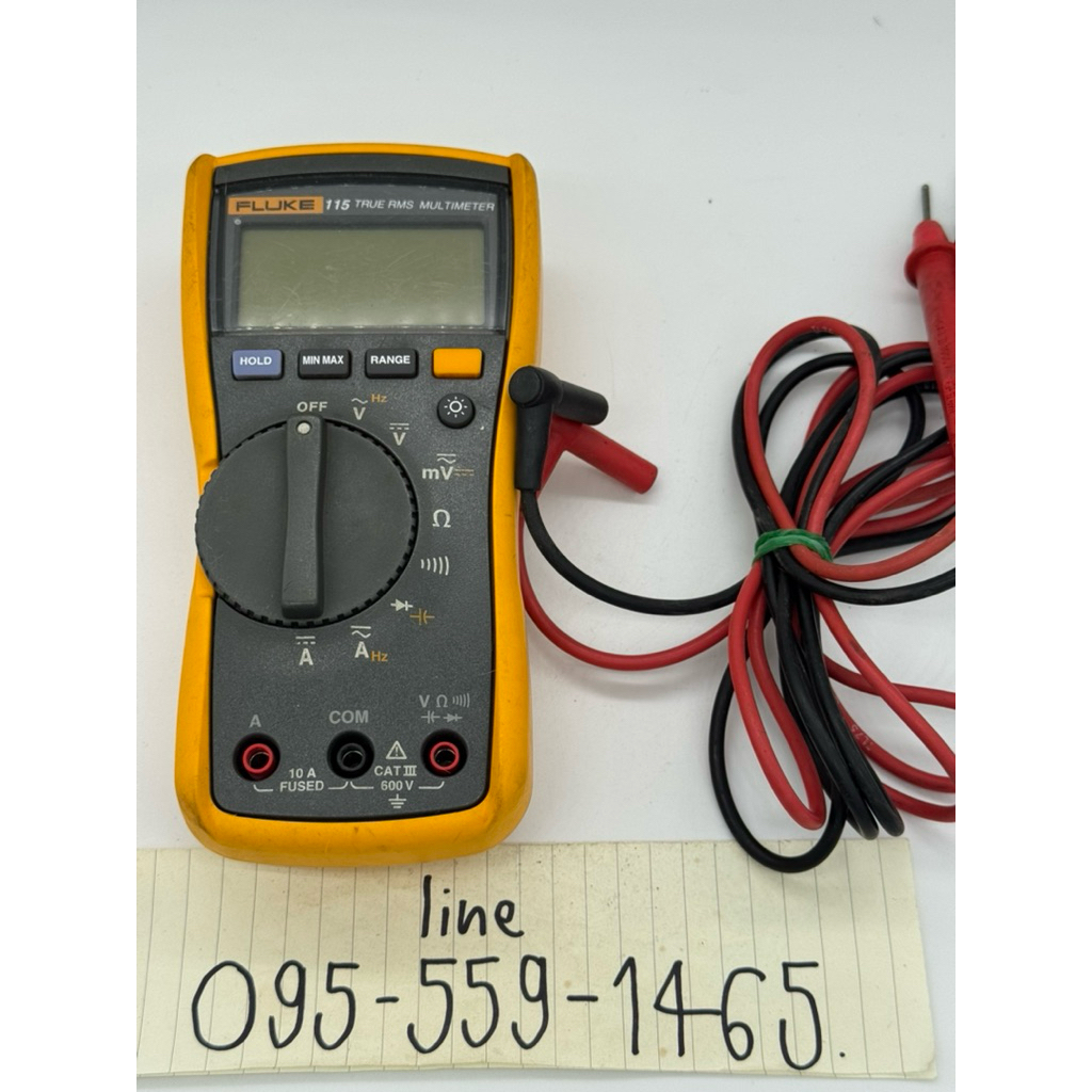 fluke 115 วัดไฟ มัลติมิเตอร์ วัดแรงดันไฟฟ้า