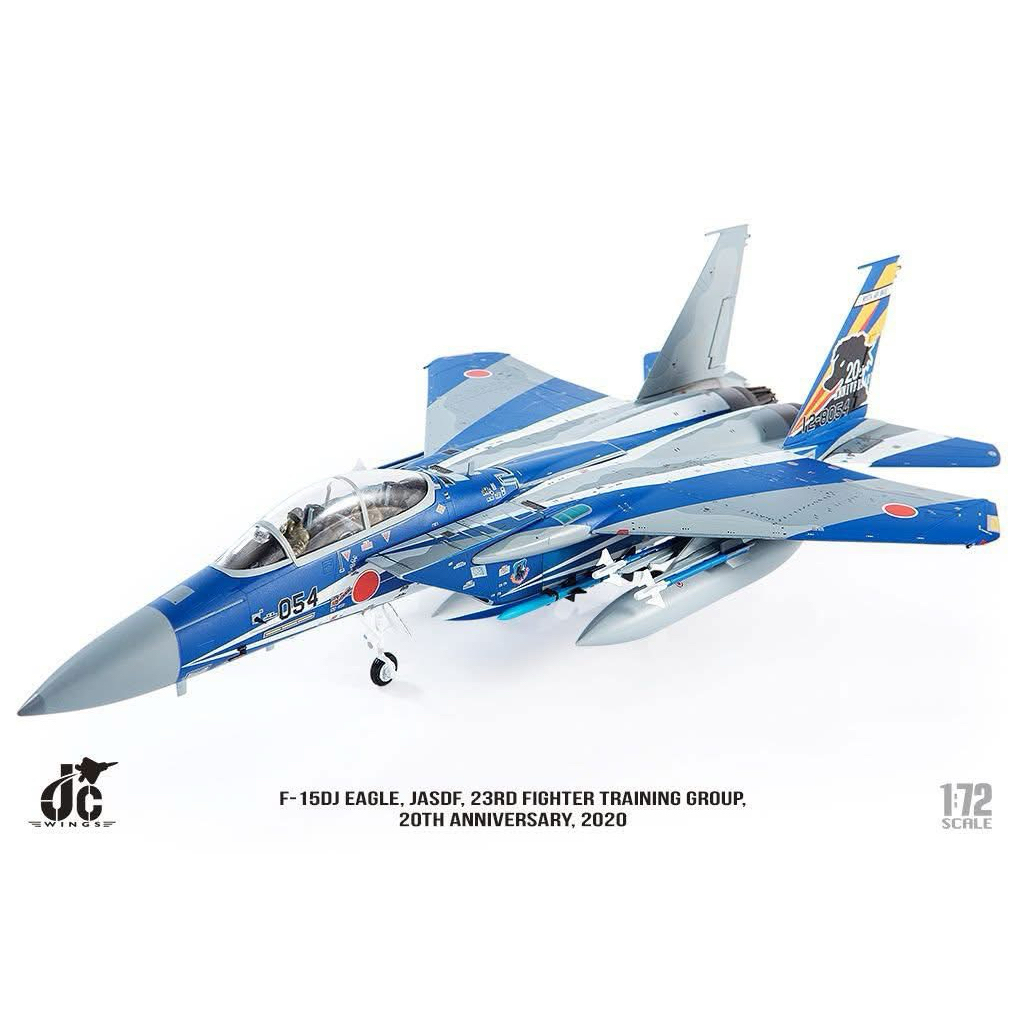 【Pre-Order】 Diecast Model JC Wings 1:72 – F-15DJ Eagle “23rd Fighter Training Group” 20th Anniversar