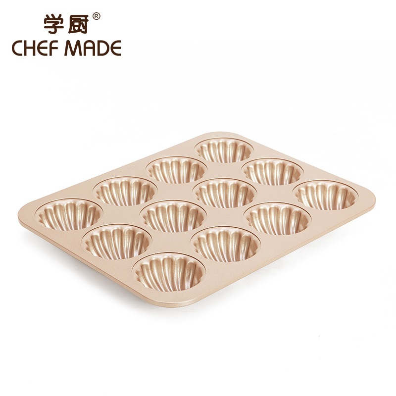 WK9316 Chefmade 12-Cup Non-Stick Madeleine/Butter ttok/Cake