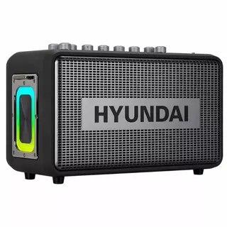HYUNDAI HD19 ลำโพงบลูทูธกำลังขับ 200W เบสหนัก ลำโพงคาราโอเกะ ลำโพงเครื่องดนตรี แบบพกพา พร้อมซาวด์การ์ดไลฟ์สดในตัว ของแท้