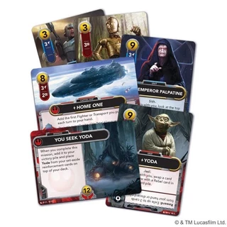 [พรีออเดอร์ ของแท้] Star Wars The Deckbuilding Game Rebel & Empire Reinforcements Expansion [Wave 2] Board Game