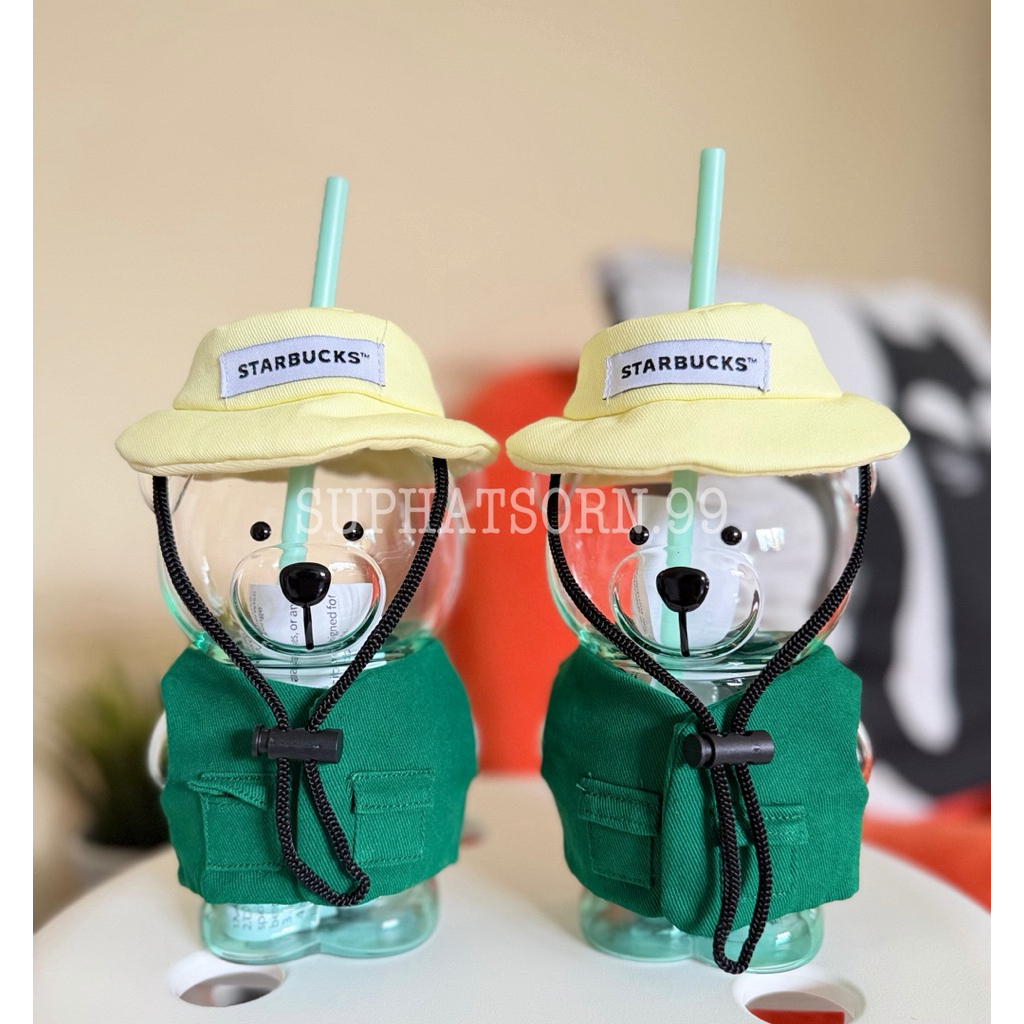 แก้ว Starbucks Bearista Glass Cold Cup