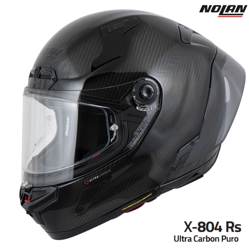 Nolan หมวกกันน็อค X-804 RS Ultra Carbon หมวกระดับท็อป รองรับการขับขี่ด้วยความเร็วสูง