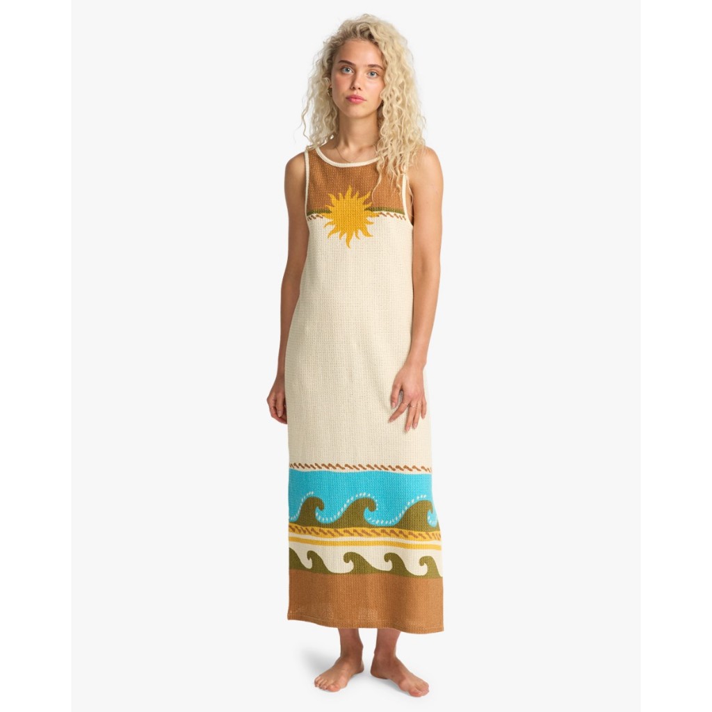 BILLABONG เดรสผู้หญิง Womens Des Tropiques Solar Babe Midi Dress 261 24O601608-CFF