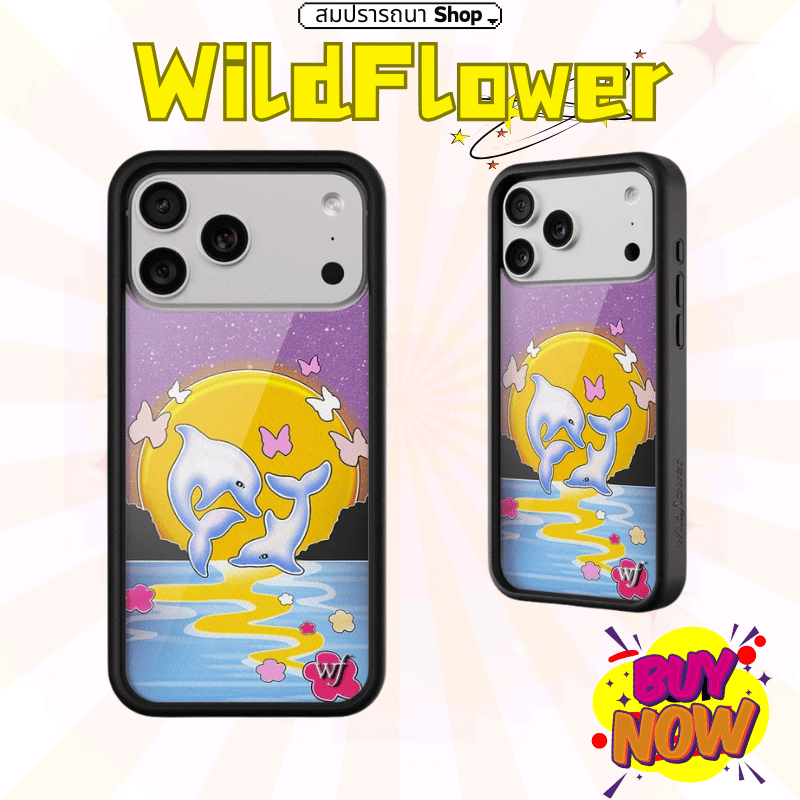 [Pre-Order/ของแท้ 100 %] Wildflower case Dolphin Sunset
