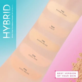 CUTE PRESS HYBRID SHINE-FREE FOUNDATION POWDER SPF 50 PA++++ แป้งผสมรองพื้นไฮบริด สำหรับผิวมัน