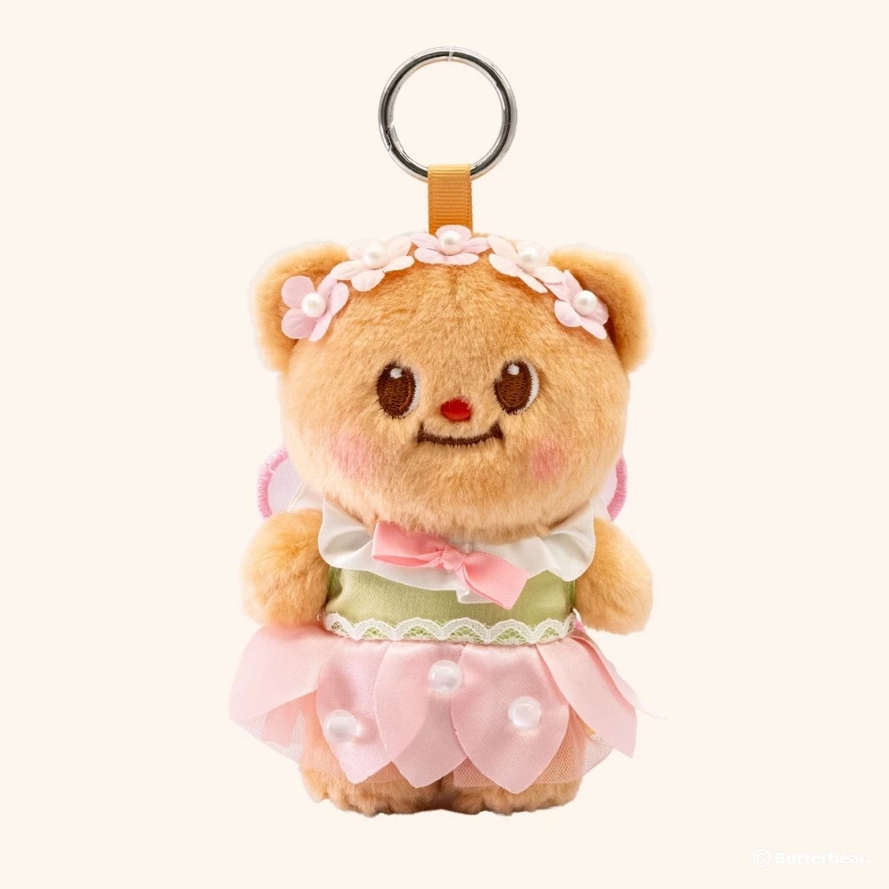 พวงกุญแจพิงค์ฟลาวเวอร์แฟรี่ Butterbear-Pendant-Pink Flower Fairy