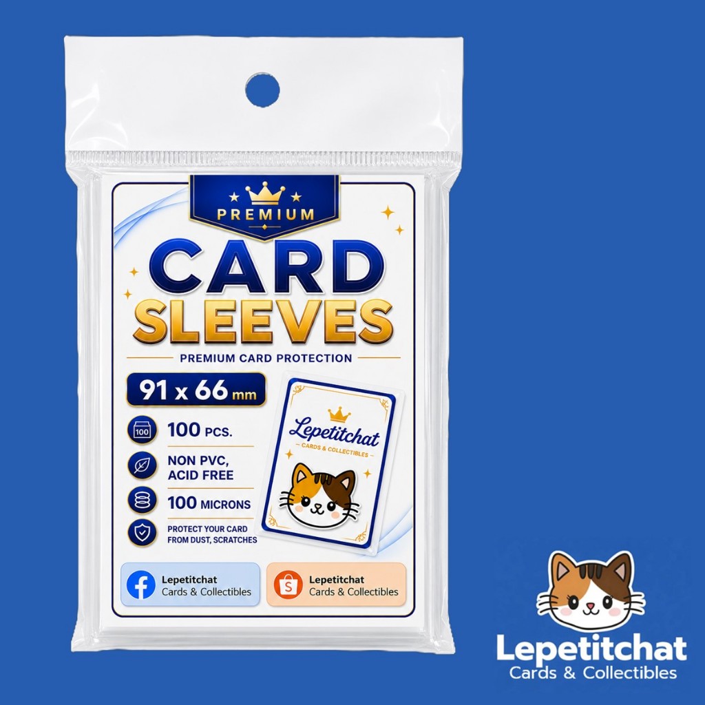 (91 x 66 mm) Premium Card Sleeves [Non PVC, Acid free] - การ์ดสลีฟ/ซองใส่การ์ด