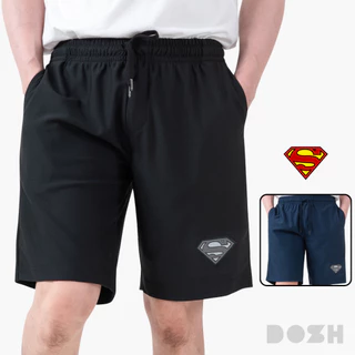 DOSH-UT MEN'S SHORTS SUPERMAN กางเกงขาสั้นผู้ชาย 2สี (น้ำเงินเข้ม-ดำ) 1FLSMS5002 (M-2XL)