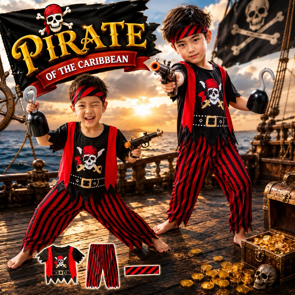 ชุดโจรสลัด Pirate of the Caribbean(FANCY204)