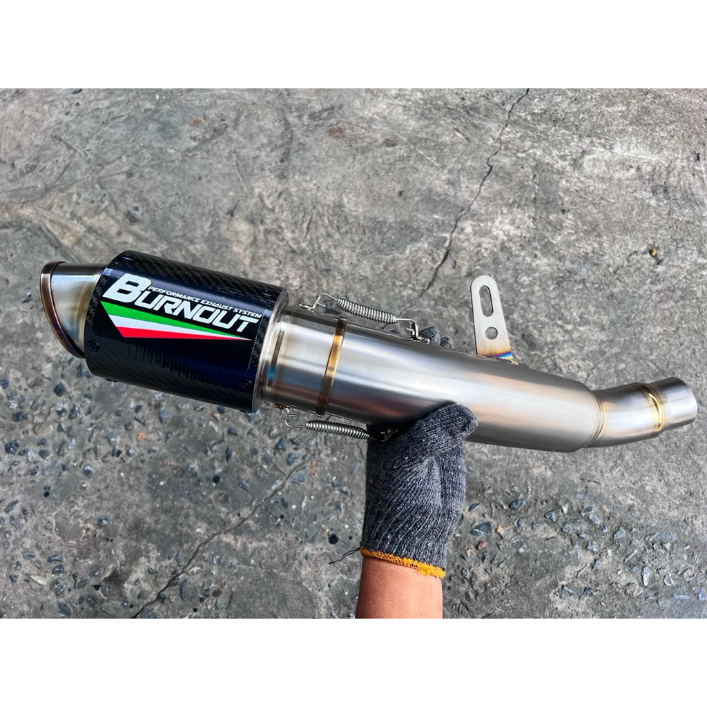 zx6r สลิปออนแสตนเลส 3" ปลาย4"