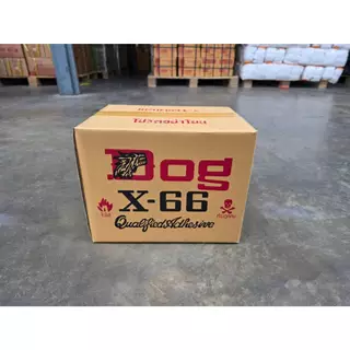 กาวยาง กาวยางอเนกประสงค์ ตราหมา DOG X-66 ขนาด 200ml. (1 กระป๋อง) SB+