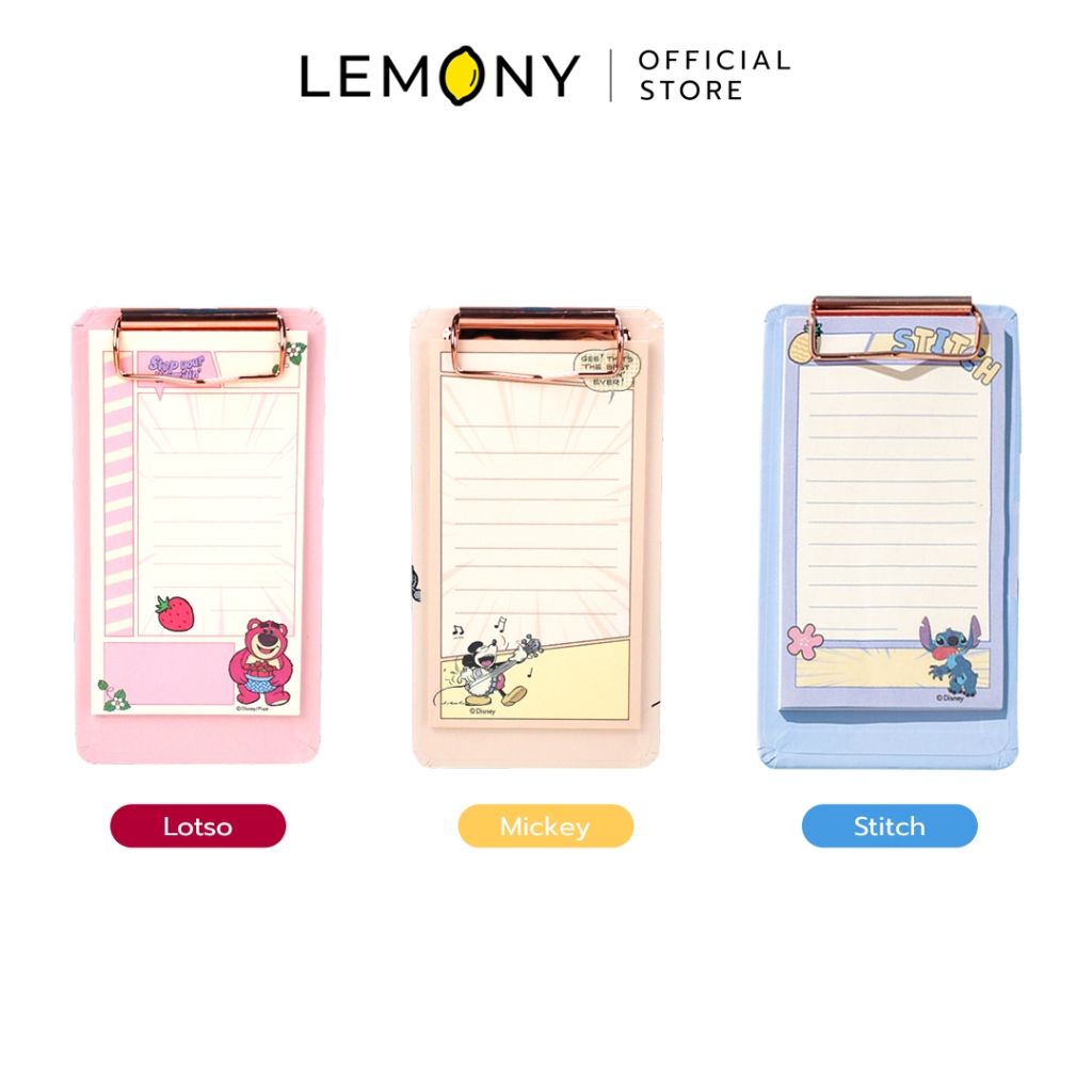 LEMONY ชุดกระดาษโน้ต 30 แผ่น ลายดิสนีย์ Disney Collection