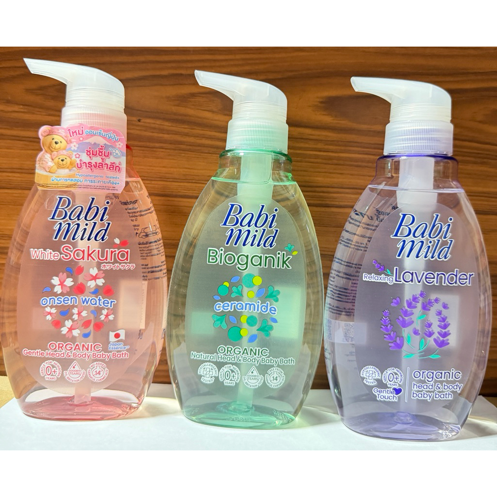 Babi mild ผลิตภัณฑ์อาบน้ำและสระผม เบบี้มายด์  ขนาด380 มล