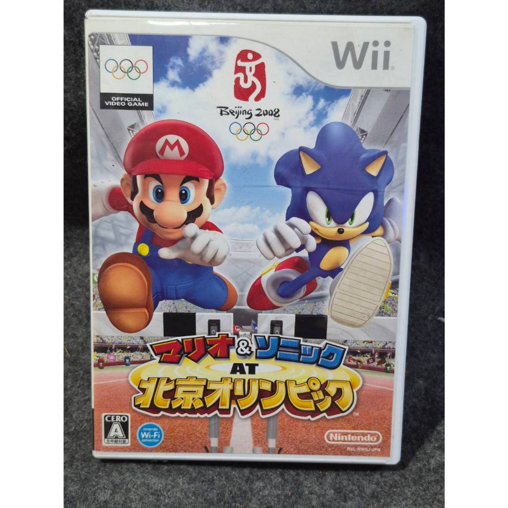 แผ่นแท้ nintendo Wii โซน (่Japan) Mario & Sonic at the Olympic Games  (RVL-RWSJ-JPN)