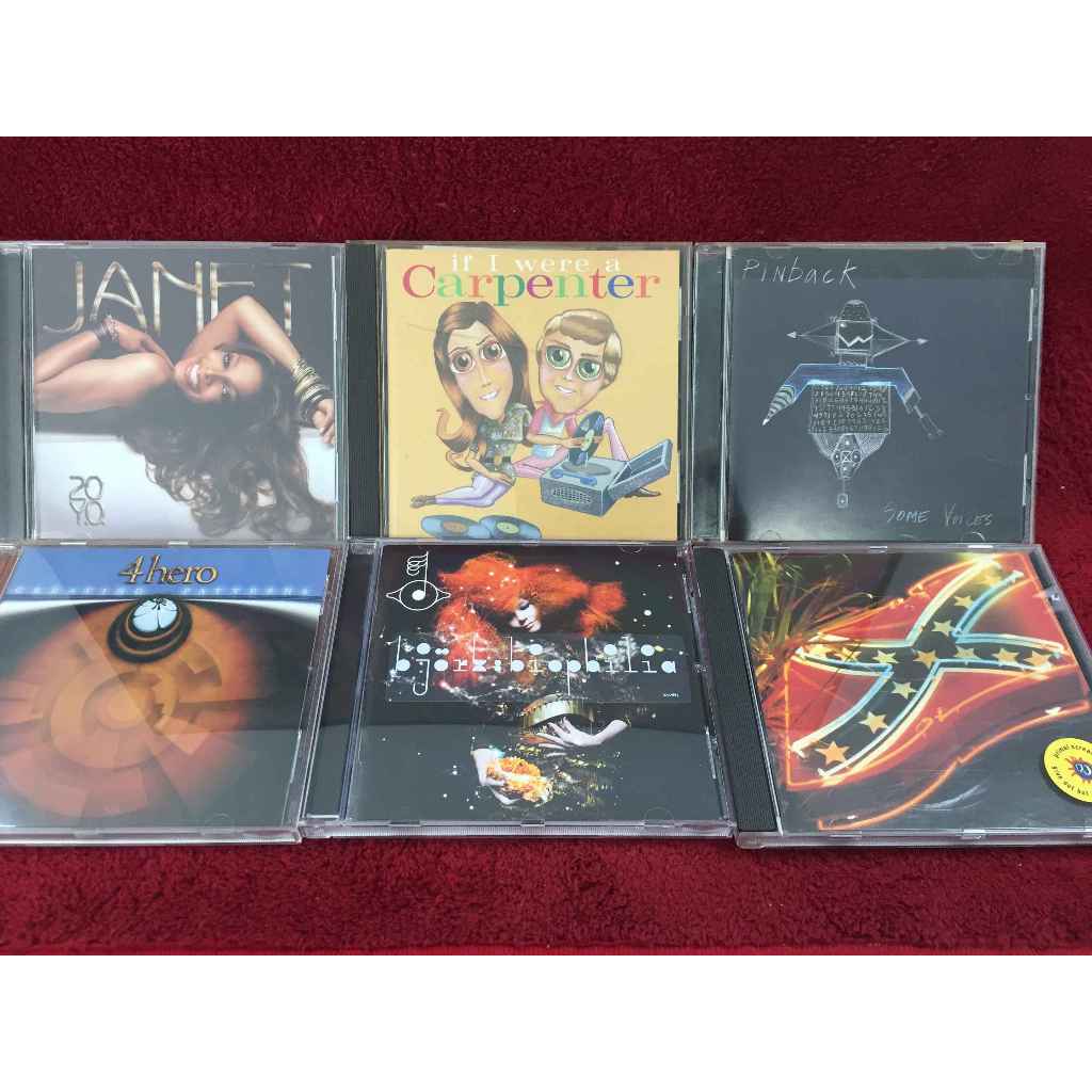 CD Janet Jackson / Some Voices / Oasis / The Philistines / Junior Boys / Paul Anka / JAZZ สภาพตามรูปปก AA311(1-45)