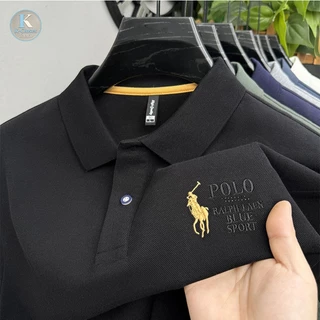 kcloset - เสื้อโปโลผู้ชาย คอตั้ง ทรงเข้ารูป แขนสั้น มีให้เลือก 5 สี ขนาด M-3XL