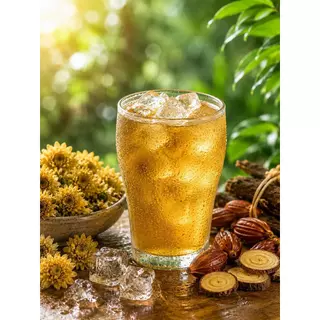 พรีราน่า ชุดต้มน้ำเก๊กฮวย 50g สูตรแก้ร้อนใน ดอกเก๊กฮวย ลูกพุดจีน ชะเอมเทศ คลายร้อน ดับกระหาย สมุนไพรธรรมชาติ 100%