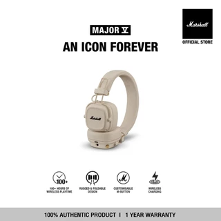 [NEW COLOUR] MARSHALL Major V bluetooth Cream - หูฟังบลูทูธ หูฟังครอบหู หูฟังไร้สาย
