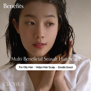 30g สครับหนังศีรษะ / GROWUS Sea Salt Therapy Scalp Scaler 30g